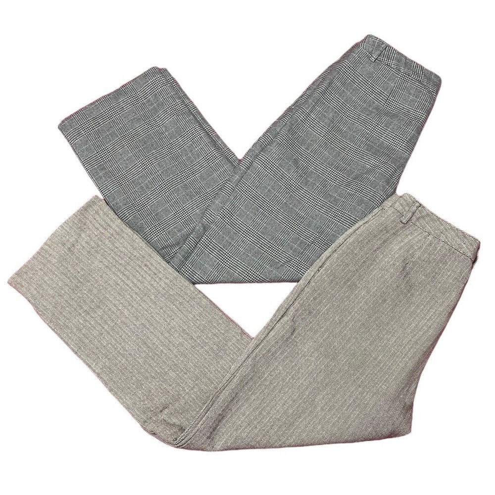 2 L.L Bean Womens Dress Pants Slacks Cotton Spandex Blend Fully Lined Size 6 TWO